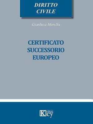 cover image of Certificato successorio europeo